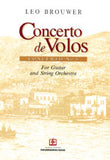 【楽譜】ブローウェル：ヴォロスの協奏曲（第6番）C.コチョリスに献呈。スコアとGパート譜