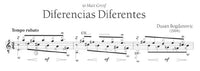 【楽譜】ボグダノヴィチ：ディフェレンシアス・ディフェレンテス（異なる変奏曲）