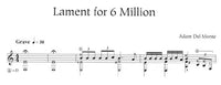 【楽譜】デル・モンテ：600万人のための哀歌
