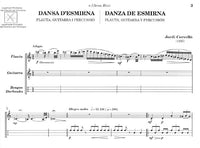 【楽譜】セルベーリョ：エスミルナの舞曲（G&Fl&Perc）
