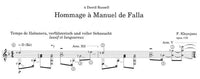 【楽譜】クレンジャンス：ファリャ讃歌Op.118（ラッセルに献呈）