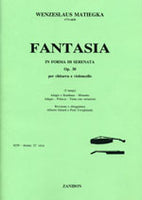 【楽譜】マティーカ：セレナータの形式による幻想曲Op.30（G&Vc）［ジェラール&クウォジンスキ校訂］