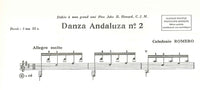 【楽譜】C. ロメロ：アンダルシア舞曲第2番