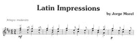 【楽譜】モレル作品集Vol.13：ラテンの印象，エミコのための舞曲
