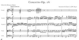 【楽譜】ロイエ：ギター協奏曲Op.16（G&Orch）［オフィー校訂］スコア，ギターパート譜，オケパート譜とリハーサル用CD（3種類のテンポで収録）。