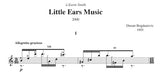 【楽譜】ボグダノヴィチ：小さな耳の音楽（全5曲）「小さな耳」とは、子供を意味すると思われる