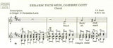 【楽譜】バッハ：コラール「おお主なる神，われを憐れみたまえ」BWV721（G&Vcまたは歌）［フェルナンデス＝ラヴィ編曲］