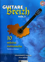 【楽譜】ムルシク編：ブルターニュの10の民謡Vol.1（タブ譜，CD付き）