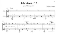 【楽譜】アサド：ジョビニアーナ第2番（G&Fl）