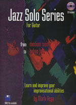 【楽譜】ベガ：ジャズ・ソロ・シリーズ〜ミディアム・スウィングからビバップ・ジャズまで（タブ譜、CD付）
