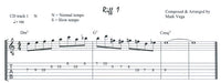 【楽譜】ベガ：ジャズ・ソロ・シリーズ〜ミディアム・スウィングからビバップ・ジャズまで（タブ譜、CD付）