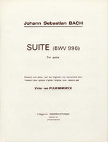 【楽譜】バッハ：リュート組曲第1番BWV996［プイエンブルック編］