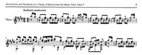 【楽譜】ソル：魔笛の主題による変奏曲Op.9[オフィー解説＆クロエ校訂]