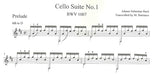 【楽譜】バッハ：無伴奏チェロ組曲第1番ニ長調BWV1007［バルエコ編］