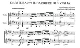 【楽譜】カルッリ：ヴァイオリンとギターのためのロッシーニの序曲より「セビリアの理髪師」[ガジャルド校訂]