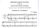 【楽譜】デュオのプロムナード〜6つの古典ロマン曲集第2巻(FlまたはRec, VnとG)［カシニョール＆ドゥマレス編］