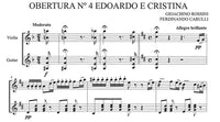【楽譜】カルッリ：ヴァイオリンとギターのためのロッシーニの序曲より「エドゥアルドとクリスティーナ」[ガジャルド校訂]