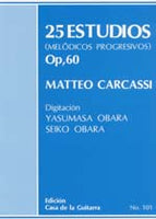 【楽譜】カルカッシ：25のエチュード／小原安正＆小原聖子編
