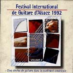 【CD】1992年アルザス国際ギター音楽祭〈アメリカ大陸のギターの5世紀〉Vol.2
