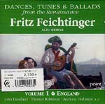【CD】ファイヒティンガー(Lt)〈ルネサンスの踊り，歌，バラード〉
