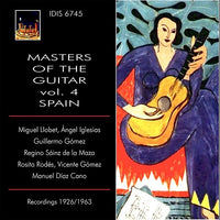 【CD】マスター・オブ・ギター Vol.4 - スペイン録音集1926-1963