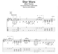 【楽譜】クラシックギターのためのスター・ウォーズ（タブ譜付き）