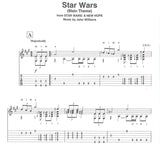 【楽譜】クラシックギターのためのスター・ウォーズ（タブ譜付き）