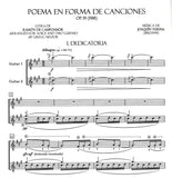 【楽譜】トゥリーナ：カンシオーネス形式による詩Op.19（S&2G）［ネスター編］