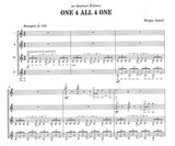 【楽譜】アサド：One 4 All 4 One〜ワン・フォー・オール・フォー・ワン（4G）