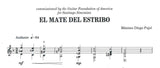 【楽譜】M.D.プホール：エル・マテ・デル・エストリボ（GFA スポットライト・シリーズ）El mate del estribo