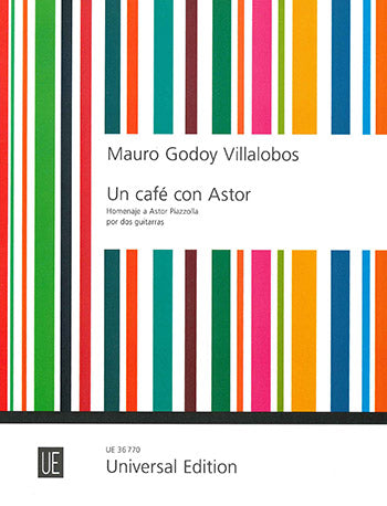 【楽譜】マウロ・ゴドイ・ヴィラロボス：アストルとコーヒー〜ピアソラ讃歌〜（2G）