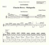 【楽譜】ウォームス：カンタオーラス〜フラメンコギター二重奏のためのチャコン・ブレバ（マラゲーニャ）