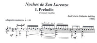 【楽譜】ガジャルド・デル・レイ：サン・ロレンツォの夜