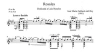 【楽譜】ガジャルド・デル・レイ：ロサレス〜ルイス・ロサレス讃歌