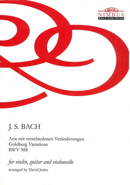 【楽譜】J.S.バッハ：ゴルトベルク変奏曲 BWV.988（Vn＆G＆Va）［デイヴィッド・ジュリッツ編］